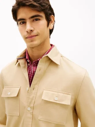Overshirt aus Slub-Twill in Regular Fit Overshirt aus Slub-Twill in Regular Fit
