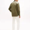 Overshirt aus Slub-Twill in Regular-Fit