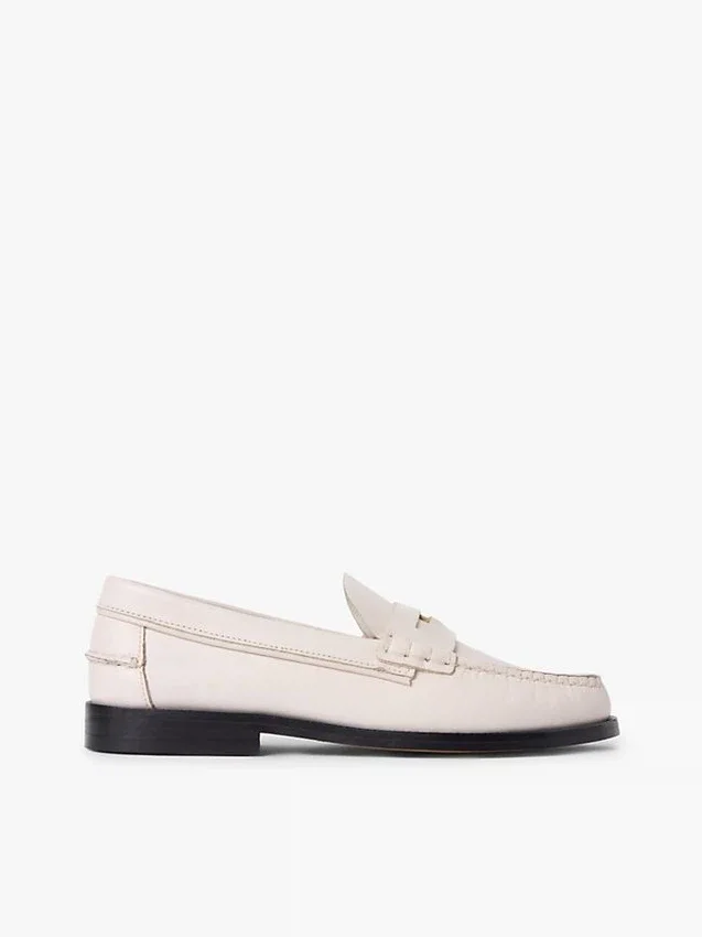 Penny Loafer aus glattem Leder Penny Loafer aus glattem Leder