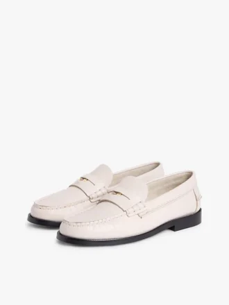 Penny Loafer aus glattem Leder