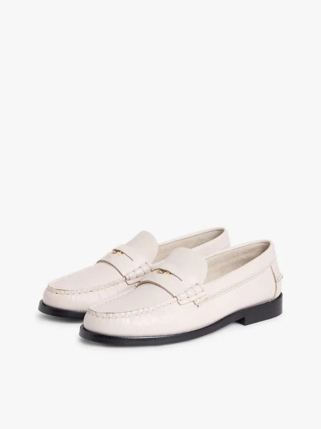 Penny Loafer aus glattem Leder Penny Loafer aus glattem Leder