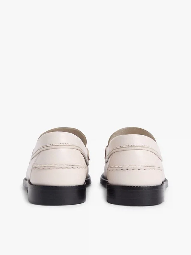 Penny Loafer aus glattem Leder Penny Loafer aus glattem Leder