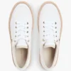 Plateausneaker aus Canvas mit gemischter Textur Plateausneaker aus Canvas mit gemischter Textur