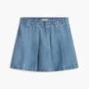 Plissierter Jeansrock für Kinder