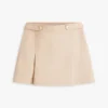 Plissierter Minirock aus Twill Plissierter Minirock aus Twill