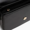 Polierte Monogramm-Umhängetasche mit Klappe