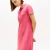 Polo-Kleid aus Stretch-Baumwolle in klassischer Passform