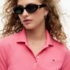 Polo-Kleid aus Stretch-Baumwolle in klassischer Passform Polo-Kleid aus Stretch-Baumwolle in klassischer Passform