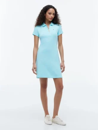 Polo-Kleid mit Reißverschluss