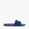 Pool-Slides mit gesticktem Schriftzug-Monogramm Pool-Slides mit gesticktem Schriftzug-Monogramm