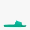 Pool-Slides mit gesticktem Schriftzug-Monogramm Pool-Slides mit gesticktem Schriftzug-Monogramm