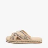 Raffia-Espadrille-Pantolette Raffia-Espadrille-Pantolette