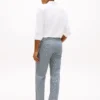 Railroad Stripe Loose Straight Jeans