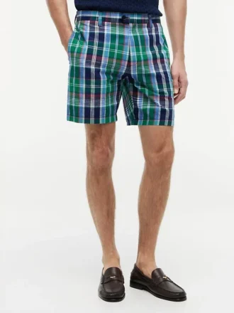 Regular Fit 7″ Madras-Shorts Regular Fit 7″ Madras-Shorts