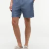 Regular Fit 7″ Shorts aus Baumwoll-Leinen-Mischung