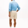 Regular Fit 7″ Shorts aus Baumwoll-Leinen-Mischung