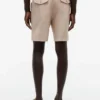 Regular Fit 7″ Shorts aus Baumwoll-Leinen-Mischung Regular Fit 7″ Shorts aus Baumwoll-Leinen-Mischung