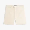 Regular Fit 7″ Shorts aus Baumwoll-Leinen-Mischung