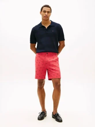 Regular Fit 7″ Shorts mit Ankerprint