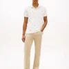 Regular Fit Allover Flag Pique Polo