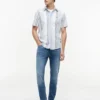 Regular Fit Gestreiftes Oxford-Hemd