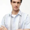 Regular Fit Gestreiftes Oxford-Hemd