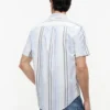 Regular Fit Gestreiftes Oxford-Hemd