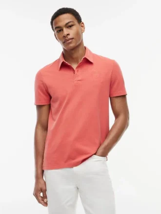 Regular Fit, stückgefärbtes Crest-Polo Regular Fit, stückgefärbtes Crest-Polo