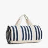Reisetasche aus Canvas mit maritimen Streifen Reisetasche aus Canvas mit maritimen Streifen
