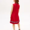 Ärmelloses Plissee-Polo-Kleid für Kinder