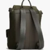 Rucksack mit Klappe aus Wildleder