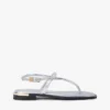 Sandale aus Metallic-Leder Sandale aus Metallic-Leder
