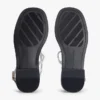 Sandale aus Metallic-Leder Sandale aus Metallic-Leder
