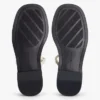 Sandalen aus Leder mit Metallic-Akzenten