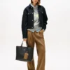 Satchel-Tasche mit Monogramm-Logo Satchel-Tasche mit Monogramm-Logo