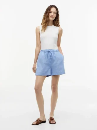 Shorts aus Leinen-Baumwoll-Mischung Shorts aus Leinen-Baumwoll-Mischung