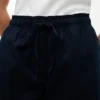Shorts aus Leinen-Baumwoll-Mischung