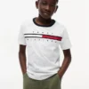 Signature Flag Stripe Logo T-Shirt für Kinder