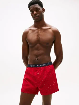 Slim Fit Boxershorts aus gewebtem Stoff