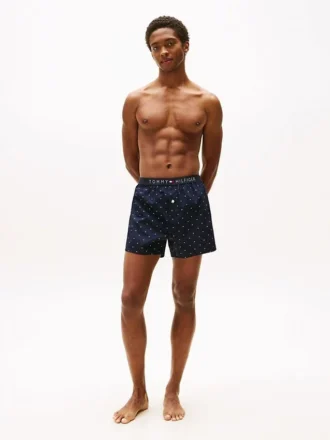 Slim Fit Boxershorts aus gewebtem Stoff
