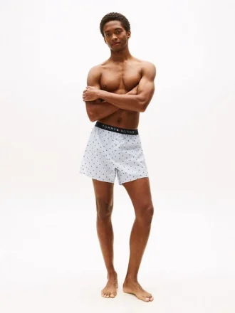 Slim Fit Boxershorts aus gewebtem Stoff