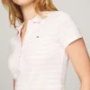 Slim Fit gestreiftes Stretch-Baumwoll-Polo