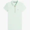 Slim-Fit-Polo mit Reißverschluss