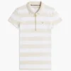 Slim Fit Rugby Stripe Zip Polo Slim Fit Rugby Stripe Zip Polo