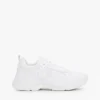 Sneaker aus grobem Leder mit gemischter Textur