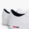 Sneaker aus vulkanisiertem Leder mit Flaggenstreifen
