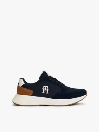 Sneaker aus Wildleder-Mix