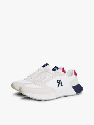 Sneaker aus Wildleder-Mix