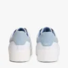 Sneaker mit Plateausohle aus Ledermix Sneaker mit Plateausohle aus Ledermix