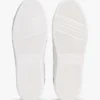Sneaker mit Plateausohle aus Ledermix Sneaker mit Plateausohle aus Ledermix